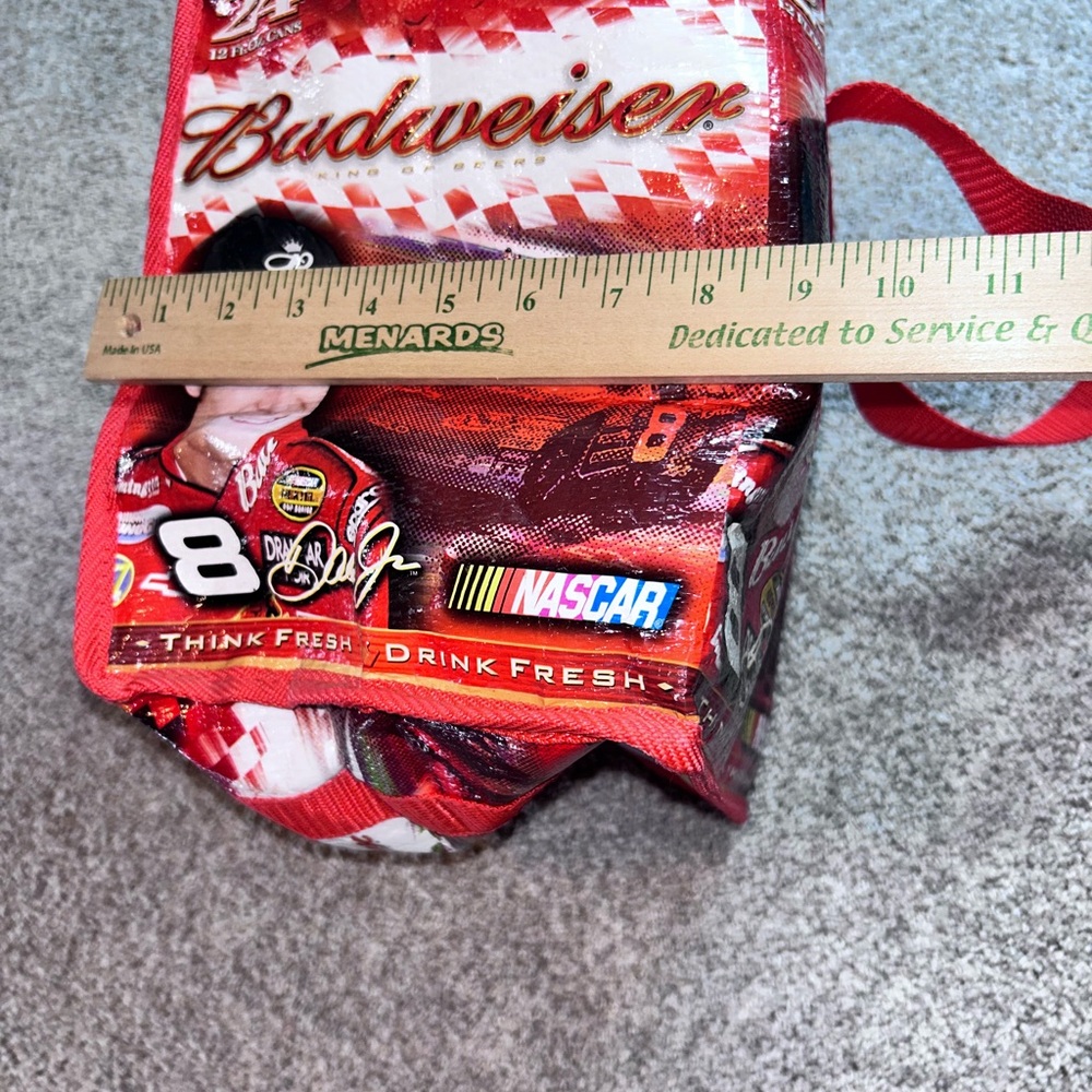 Budweiser Red Duffel Bag with Racing Design - Picture 6 of 6
